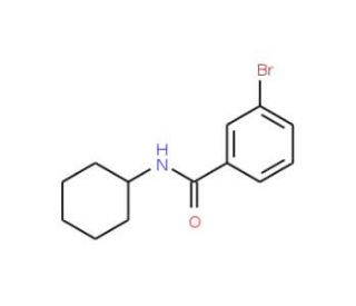 3-Bromo-N-cyclohexylbenzamide (CAS 59507-55-0) - chemical structure image