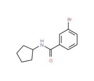 3-Bromo-N-cyclopentylbenzamide (CAS 349405-34-1) - chemical structure image