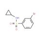 3-Bromo-N-cyclopropylbenzenesulphonamide (CAS 876694-43-8) - chemical structure image