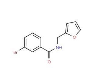 3-Bromo-N-(fur-2-ylmethyl)benzamide (CAS 346663-79-4) - chemical structure image