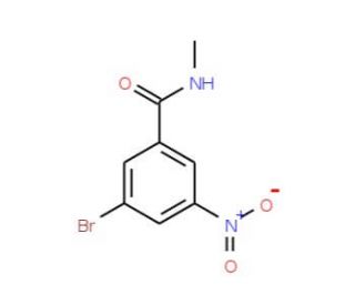 3-Bromo-N-methyl-5-nitrobenzamide (CAS 90050-52-5) - chemical structure image
