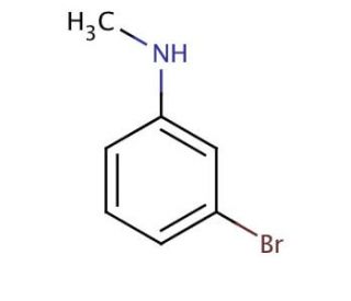 3-Bromo-N-methylaniline (CAS 66584-32-5) - chemical structure image