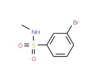 3-Bromo-N-methylbenzenesulphonamide (CAS 153435-79-1) - chemical structure image