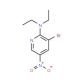 3-Bromo-N,N-diethyl-5-nitropyridin-2-amine (CAS 1065074-82-9) - chemical structure image