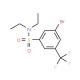 3-Bromo-N,N-diethyl-5-(trifluoromethyl)benzenesulphonamide (CAS 951885-25-9) - chemical structure image