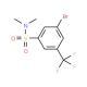 3-Bromo-N,N-dimethyl-5-(trifluoromethyl)benzenesulphonamide (CAS 951884-65-4) - chemical structure image