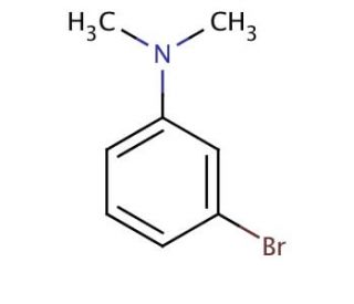 3-Bromo-N,N-dimethylaniline (CAS 16518-62-0) - chemical structure image