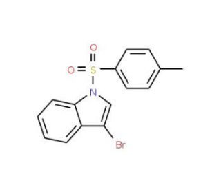 3-Bromo-N-(p-toluenesulfonyl)indole (CAS 90481-77-9) - chemical structure image