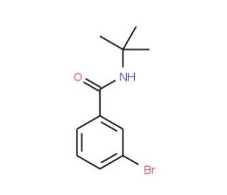 3-Bromo-N-(tert-butyl)benzamide (CAS 42498-39-5) - chemical structure image
