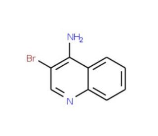 3-Bromo-quinolin-4-ylamine (CAS 36825-36-2) - chemical structure image