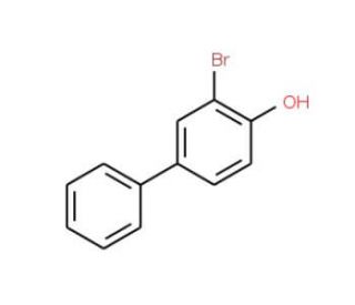 3-Bromo[1,1&prime;-biphenyl]-4-ol (CAS 92-03-5) - chemical structure image