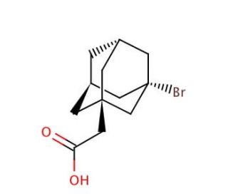 3-Bromoadamantane-1-acetic acid (CAS 17768-34-2) - chemical structure image
