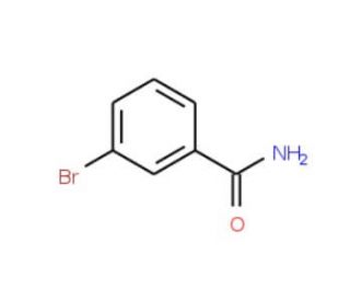 3-Bromobenzamide (CAS 22726-00-7) - chemical structure image
