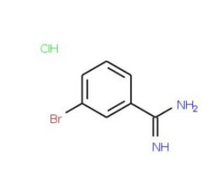3-Bromobenzamidine hydrochloride (CAS 16796-52-4) - chemical structure image