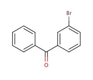 3-Bromobenzophenone (CAS 1016-77-9) - chemical structure image