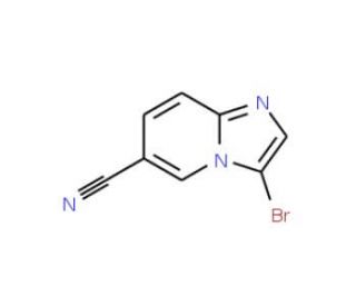 3-Bromoimidazo[1,2-a]pyridine-6-carbonitrile (CAS 885950-21-0) - chemical structure image