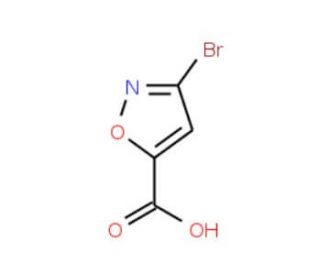 3-Bromoisoxazole-5-carboxylic acid (CAS 6567-35-7) - chemical structure image
