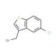 3-(Bromomethyl)-5-chlorobenzo[b]thiophene (CAS 1198-51-2) - chemical structure image