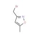 3-(Bromomethyl)-5-methylisoxazole (CAS 130628-75-0) - chemical structure image