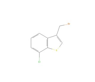 3-(Bromomethyl)-7-chlorobenzo[b]thiophene (CAS 17512-61-7) - chemical structure image