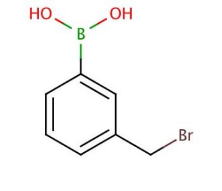 3-(Bromomethyl)phenylboronic acid (CAS 51323-43-4) - chemical structure image