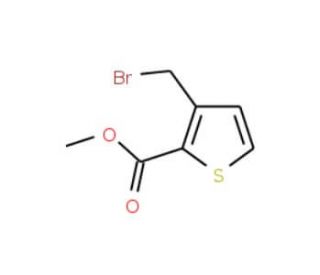 3-Bromomethyl-thiophene-2-carboxylic acid methyl ester (CAS 59961-15-8) - chemical structure image