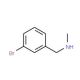 [(3-bromophenyl)methyl](methyl)amine (CAS 67344-77-8) - chemical structure image