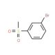 3-Bromophenyl-methyl Sulfone (CAS 34896-80-5) - chemical structure image