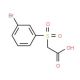 [(3-bromophenyl)sulfonyl]acetic acid - chemical structure image