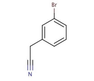 3-Bromophenylacetonitrile (CAS 31938-07-5) - chemical structure image