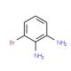 3-Bromophenylene-1,2-diamine (CAS 1575-36-6) - chemical structure image