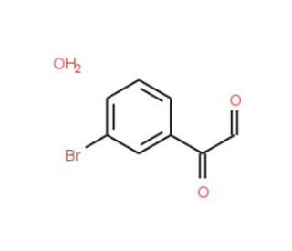 3-Bromophenylglyoxal hydrate (CAS 106134-16-1) - chemical structure image