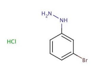 3-Bromophenylhydrazine Hydrochloride (CAS 27246-81-7) - chemical structure image