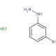 3-Bromophenylhydrazine Hydrochloride (CAS 27246-81-7) - chemical structure image