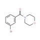 (3-Bromophenyl)(morpholin-4-yl))methanone (CAS 153435-81-5) - chemical structure image