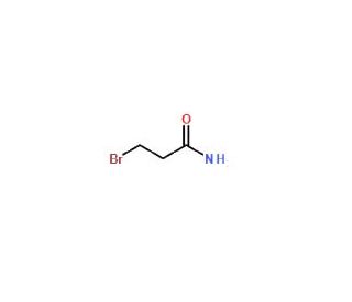 3-Bromopropionamide (CAS 6320-96-3) - chemical structure image