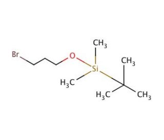 (3-Bromopropoxy)-tert-butyldimethylsilane (CAS 89031-84-5) - chemical structure image