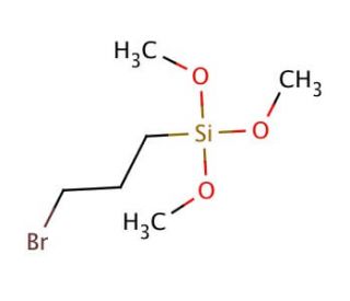 (3-Bromopropyl)trimethoxysilane (CAS 51826-90-5) - chemical structure image
