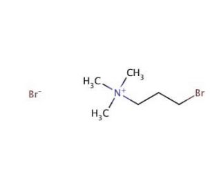 (3-Bromopropyl)trimethylammonium bromide (CAS 3779-42-8) - chemical structure image