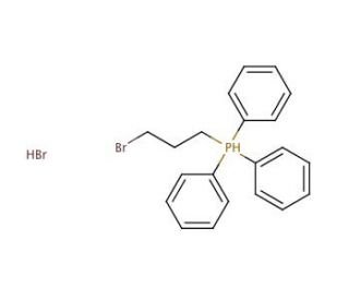 (3-Bromopropyl)triphenylphosphonium bromide (CAS 3607-17-8) - chemical structure image