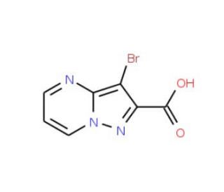 3-Bromopyrazolo[1,5-a]pyrimidine-2-carboxylic acid - chemical structure image