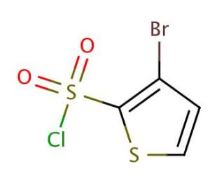 3-bromothiophene-2-sulfonyl chloride (CAS 170727-02-3) - chemical structure image
