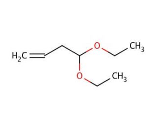 3-Butenal diethyl acetal (CAS 10602-36-5) - chemical structure image