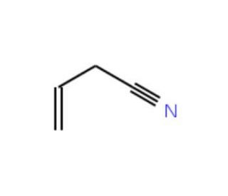 3-Butenenitrile (CAS 109-75-1) - chemical structure image