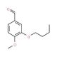 3-butoxy-4-methoxybenzaldehyde (CAS 34127-96-3) - chemical structure image