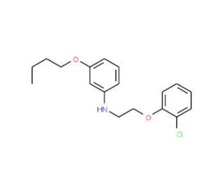 3-Butoxy-N-[2-(2-chlorophenoxy)ethyl]aniline - chemical structure image