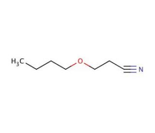 3-Butoxypropionitrile (CAS 6959-71-3) - chemical structure image