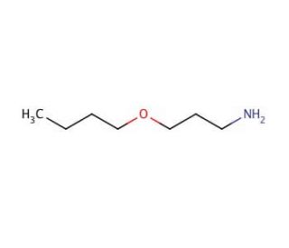 3-Butoxypropylamine (CAS 16499-88-0) - chemical structure image