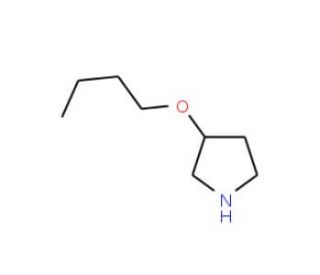 3-Butoxypyrrolidine - chemical structure image