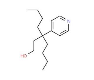 3-Butyl-3-pyridin-4-yl-heptan-1-ol - chemical structure image
